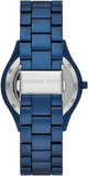 Michael Kors Slim Runway Quartz Blue Dial Blue Steel Strap Watch For Women - MK4503 Buy Now By Michael Kors