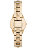 Michael Kors Runway Mercer Analog Brown Dial Gold Steel Strap Watch For Women - MK6855 Buy Now By Michael Kors