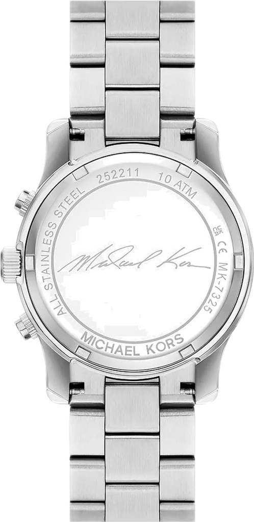 Michael Kors Runway Chronograph Silver Dial Silver Steel Strap Watch For Women - MK7325 Buy Now By Michael Kors