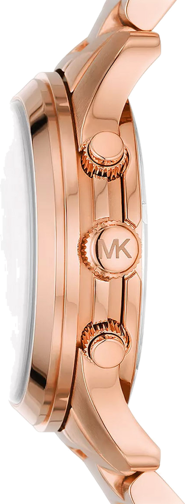 Michael Kors Runway Chronograph Pink Dial Rose Gold Steel Strap Watch For Women - MK7352 Buy Now By Michael Kors
