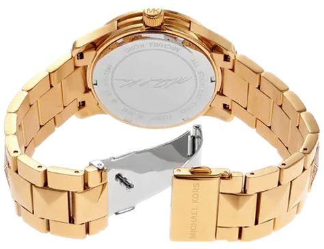 Michael Kors Runway Three Hand Brown Dial Two Tone Steel Strap Watch For Women - MK7389 Buy Now By Michael Kors