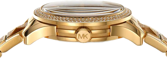 Michael Kors Runway Three Hand Brown Dial Two Tone Steel Strap Watch For Women - MK7389 Buy Now By Michael Kors