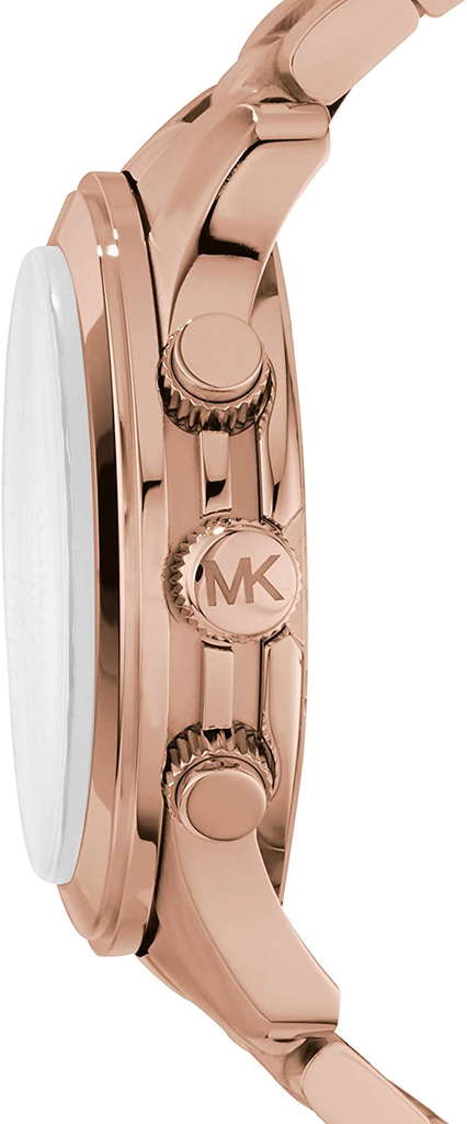 Michael Kors Runway Chronograph Rose Gold Dial Rose Gold Steel Strap Watch for Men - MK8096 Buy Now By Michael Kors