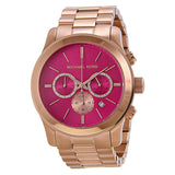 Michael Kors Runway Pink Dial Rose Gold Steel Strap Watch for Women - MK5931 Buy Now By Michael Kors