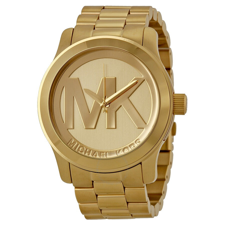 Michael Kors Runway Gold Dial Gold Steel Strap Watch for Women - MK5473 Buy Now By Michael Kors