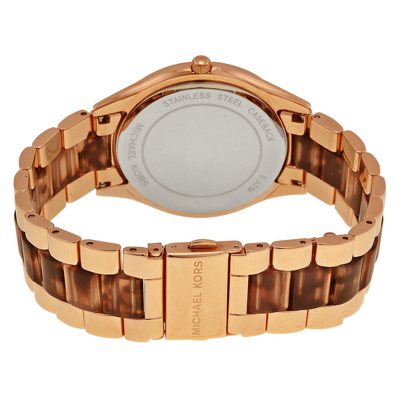 Michael Kors Runway Rose Gold Dial Two Tone Steel Strap Watch for Women - MK4301 Buy Now By Michael Kors
