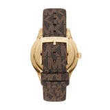 Michael Kors Jaycie Three Hand Gold Dial Brown Leather Strap Watch for Women - MK2862 Buy Now By Michael Kors