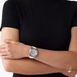 Michael Kors Runway Three Hand White Dial White Leather Strap Watch For Women - MK6998 Buy Now By Michael Kors