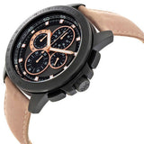 Michael Kors Ryker Chronograph Black Dial Beige Leather Strap Watch For Men - MK8520 Buy Now By Michael Kors