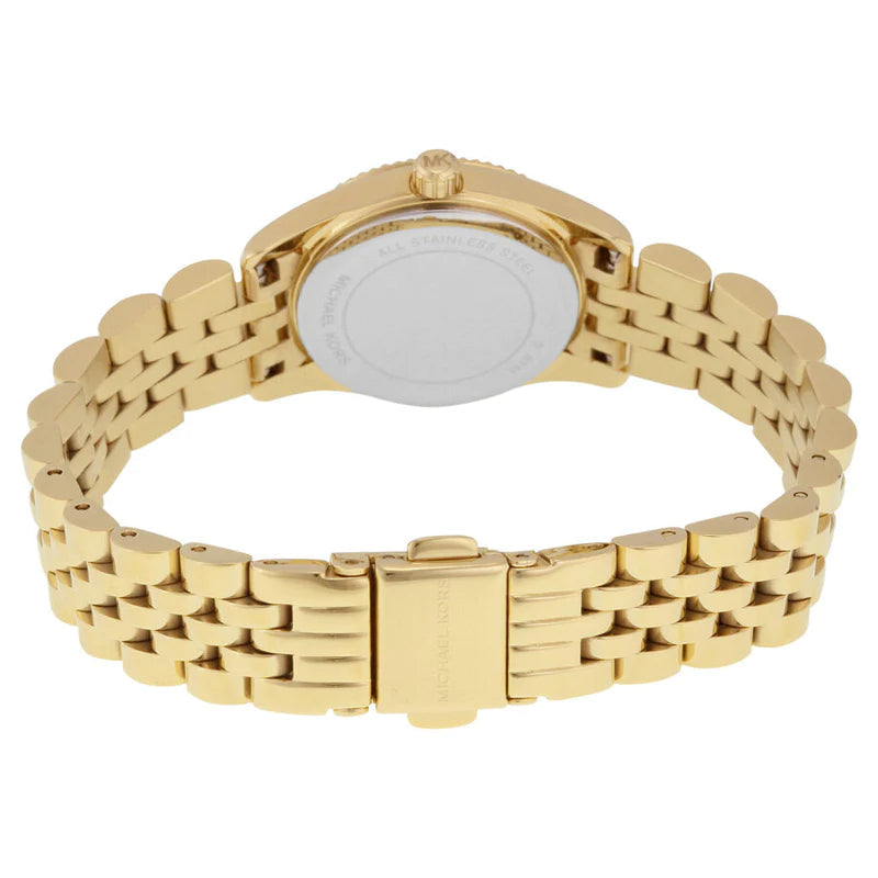Michael Kors Lexington Quartz Silver Dial Gold Steel Strap Watch For Women - MK3229 Buy Now By Michael Kors