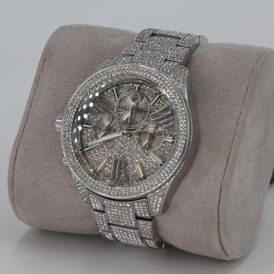 Michael Kors Wren Chronograph Crystals Silver Dial Silver Steel Strap Watch For Women - MK6317 Buy Now By Michael Kors