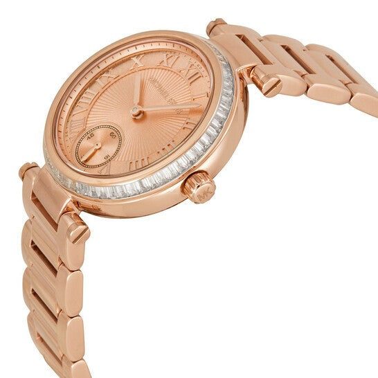 Michael Kors Skylar Quartz Rose Gold Dial Rose Gold Steel Strap Watch For Women - MK5971 Buy Now By Michael Kors