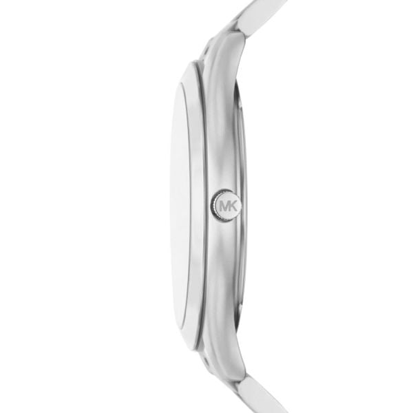 Michael Kors Slim Runway Analog Blue Dial Silver Steel Strap Watch for Men - MK1060 Buy Now By Michael Kors