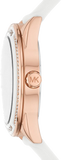 Michael Kors Oversized Sport Quartz White Dial White Rubber Strap Watch For Women - MK6945 Buy Now By Michael Kors