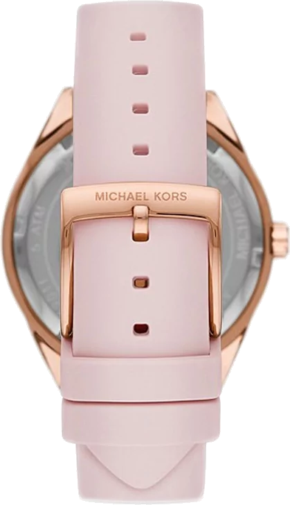 Michael Kors Quartz Pink Dial Pink Silicone Strap Watch For Women - MK6946 Buy Now By Michael Kors