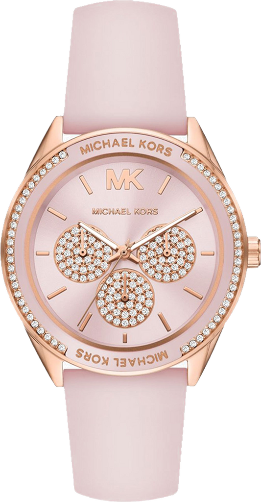 Michael Kors Quartz Pink Dial Pink Silicone Strap Watch For Women - MK6946 Buy Now By Michael Kors