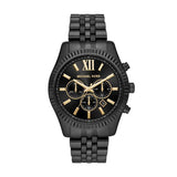 Michael Kors Lexington Chronograph Black Dial Black Steel Strap Watch for Men - MK8603 Buy Now By Michael Kors