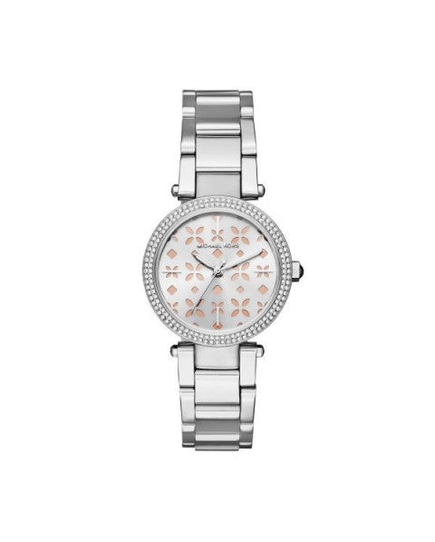Michael Kors Parker Silver Dial Silver Stainless Steel Strap Watch for Women - MK6483 Buy Now By Michael Kors