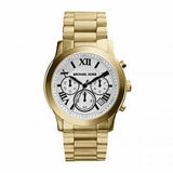 Michael Kors Cooper Chronograph White Dial Gold Steel Strap Watch For Women - MK5916 Buy Now By Michael Kors