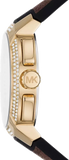 Michael Kors Sidney Multifunction White Dial Brown Leather Strap Watch For Women - MK6948 Buy Now By Michael Kors