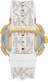 Michael Kors Sydney Quartz White Dial White Leather Strap Watch For Women - MK7221 Buy Now By Michael Kors