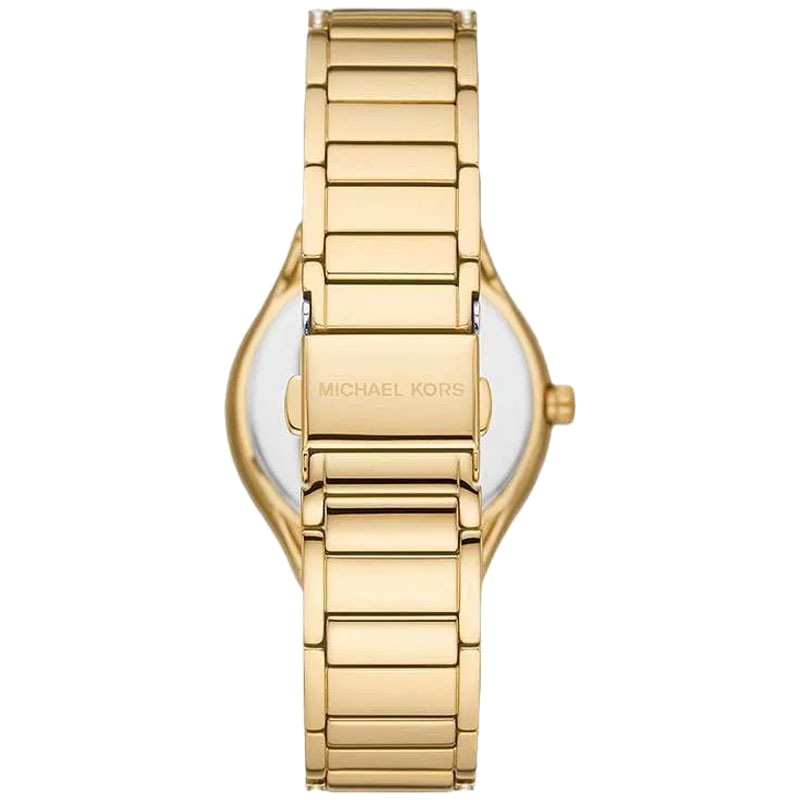 Michael Kors Sylvia Mother Of Pearl Dial Gold Steel Strap Watch For Women - MK4655 Buy Now By Michael Kors