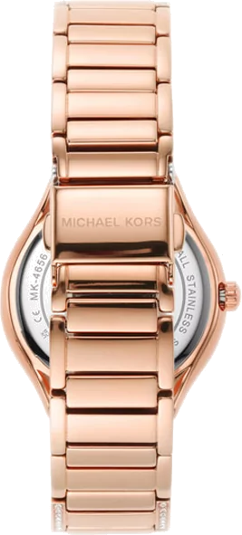 Michael Kors Sylvia Mother Of Pearl Dial Rose Gold Steel Strap Watch for Women - MK4656 Buy Now By Michael Kors