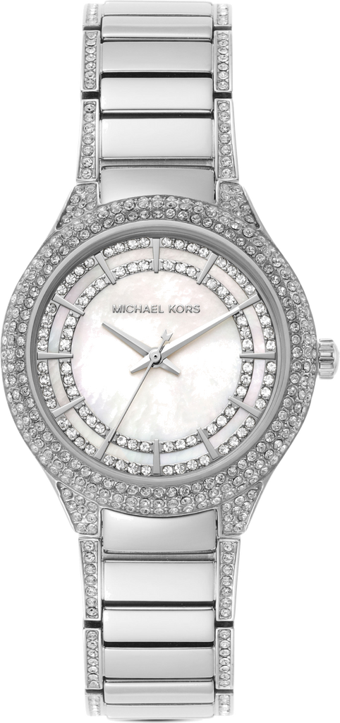 Michael Kors Sylvia Mother of Pearl Dial Silver Steel Strap Watch For Women - MK4657 Buy Now By Michael Kors