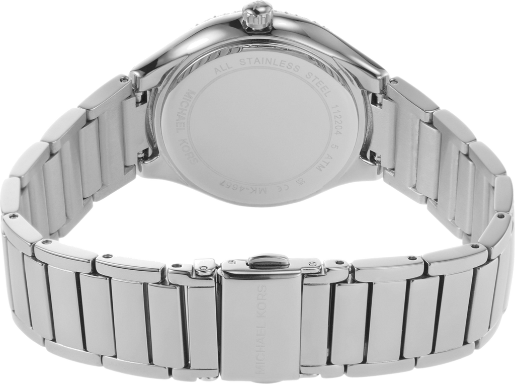 Michael Kors Sylvia Mother of Pearl Dial Silver Steel Strap Watch For Women - MK4657 Buy Now By Michael Kors