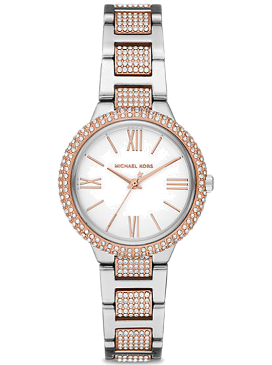 Michael Kors Taryn Quartz White Dial Two Tone Steel Strap Watch For Women - MK4461 Buy Now By Michael Kors