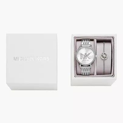 Michael Kors Melissa Quartz Silver Dial Silver Steel Strap Watch for Women - MK1055 Buy Now By Michael Kors