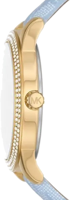 Michael Kors Tibby Multifunction White Dial Blue Leather Strap Watch For Women - MK2965 Buy Now By Michael Kors