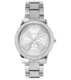 Michael Kors Tibby Chronograph Silver Dial Silver Steel Strap Watch For Women - MK7294 Buy Now By Michael Kors