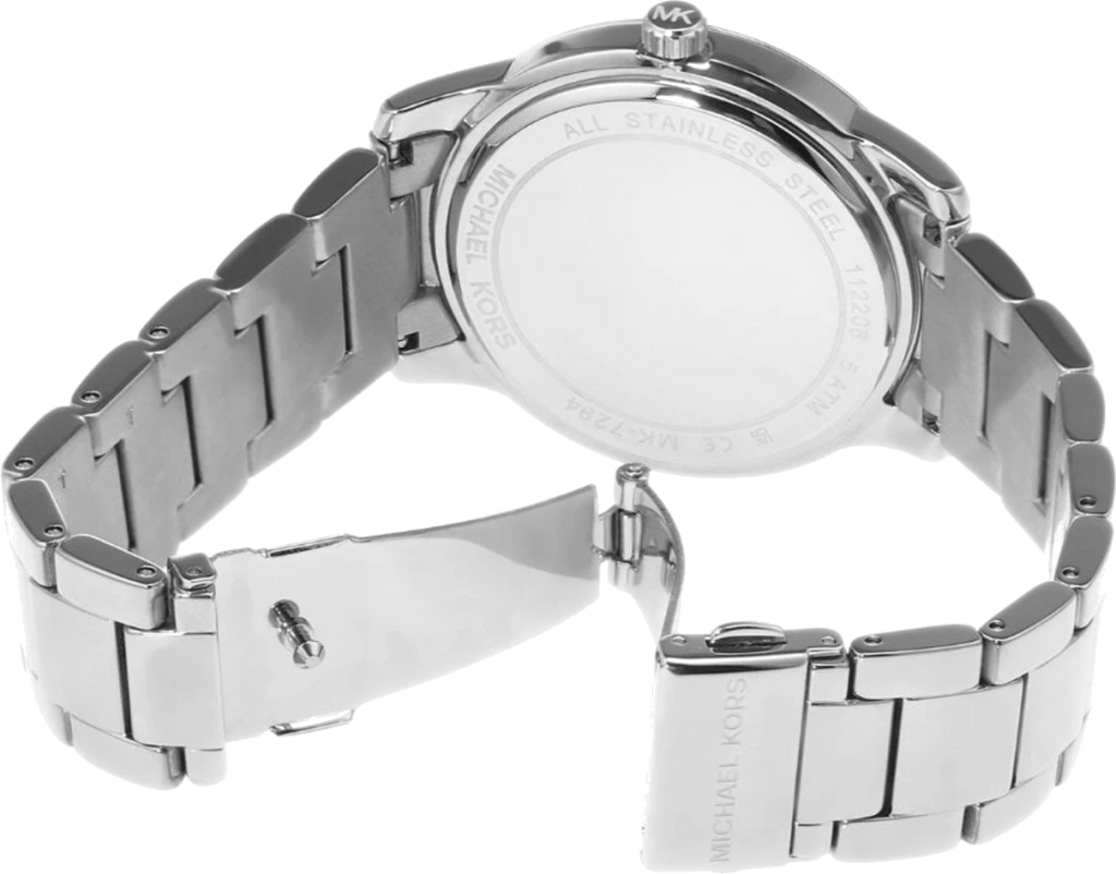 Michael Kors Tibby Chronograph Silver Dial Silver Steel Strap Watch For Women - MK7294 Buy Now By Michael Kors