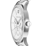 Michael Kors Tibby Chronograph Silver Dial Silver Steel Strap Watch For Women - MK7294 Buy Now By Michael Kors