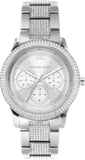 Michael Kors Tibby Chronograph Silver Dial Silver Steel Strap Watch For Women - MK7294 Buy Now By Michael Kors