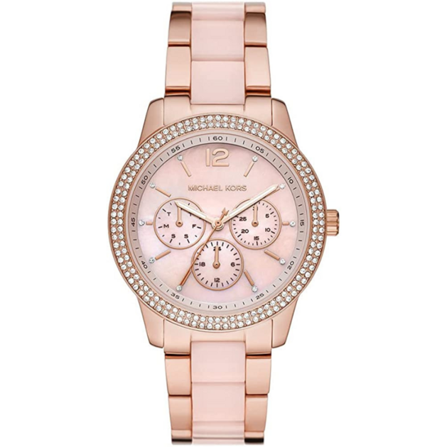 Michael Kors Tibby Multifunction Rose Gold Dial Rose Gold Steel Strap Watch For Women - MK6928 Buy Now By Michael Kors