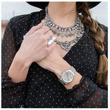 Michael Kors Lexington Silver Dial Silver Steel Strap Watch for Women - MK5555 Buy Now By Michael Kors