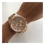 Michael Kors Lexington Rose Gold Dial Rose Gold Stainless Steel Strap Watch for Men - MK8580 Buy Now By Michael Kors