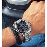 Michael Kors Bradshaw Black Dial Silver Steel Strap Watch for Men - MK5705 Buy Now By Michael Kors