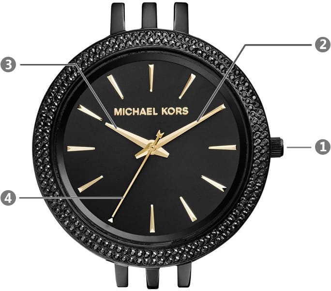 Michael Kors Darci Black Dial Black Steel Strap Watch for Women - MK3337 Buy Now By Michael Kors