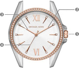 Michael Kors Whitney Quartz White Dial Two Tone Steel Strap Watch For Women - MK6686 Buy Now By Michael Kors