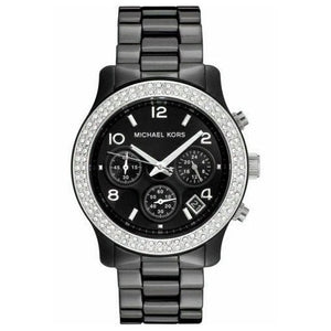 Michael Kors Runway Black Dial Black Steel Strap Watch for Women - MK5190 Buy Now By Michael Kors