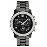 Michael Kors Runway Black Dial Black Steel Strap Watch for Women - MK5190 Buy Now By Michael Kors