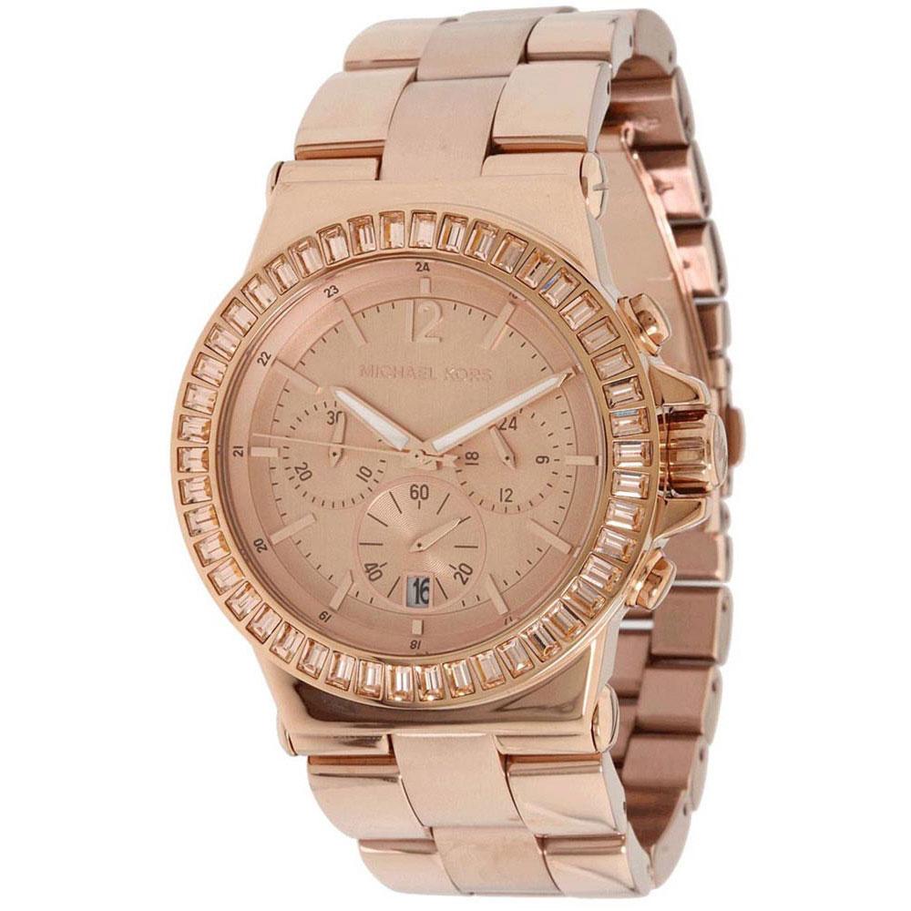 Michael Kors Dylan Rose Gold Dial Rose Gold Steel Strap Watch for Women - MK5412 Buy Now By Michael Kors