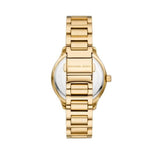 Michael Kors Sage Three-Hand Mother of Pearl White Dial Gold Steel Strap Watch for Women - MK4805 Buy Now By Michael Kors
