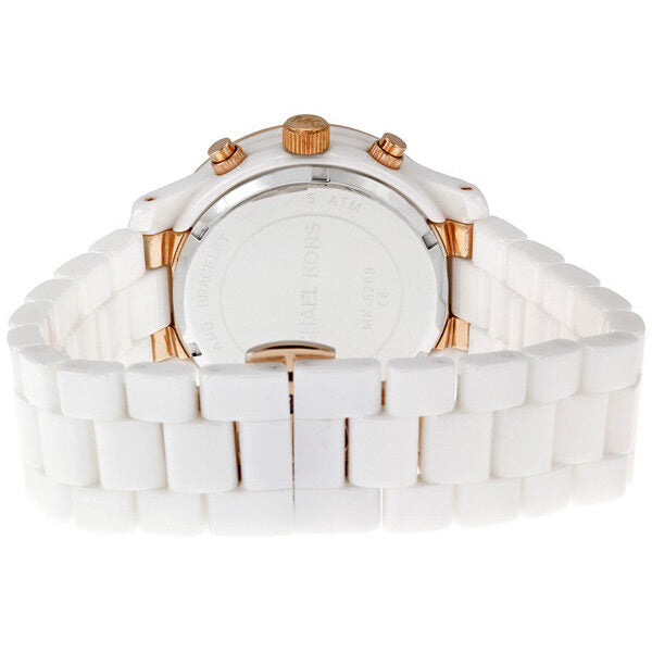 Michael Kors Ceramic White Dial White Steel Strap Watch for Women - MK5269 Buy Now By Michael Kors