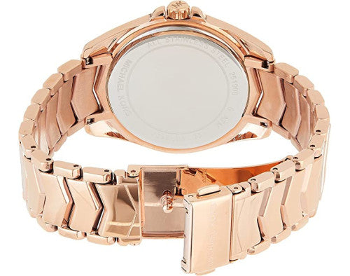 Michael Kors Whitney Quartz White Dial Rose Gold Steel Strap Watch For Women - MK6694 Buy Now By Michael Kors
