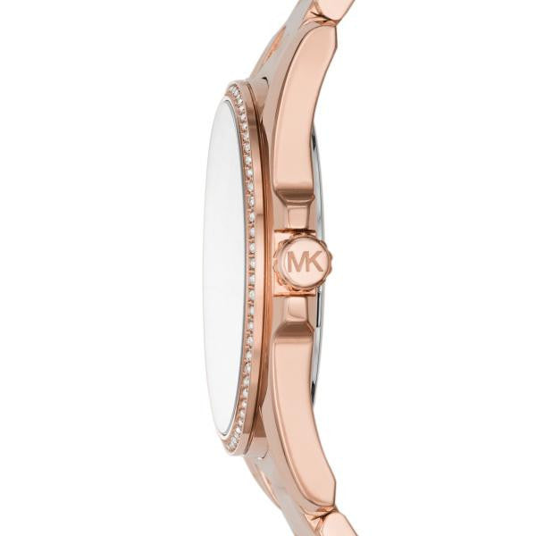 Michael Kors Whitney Quartz White Dial Rose Gold Steel Strap Watch For Women - MK6694 Buy Now By Michael Kors