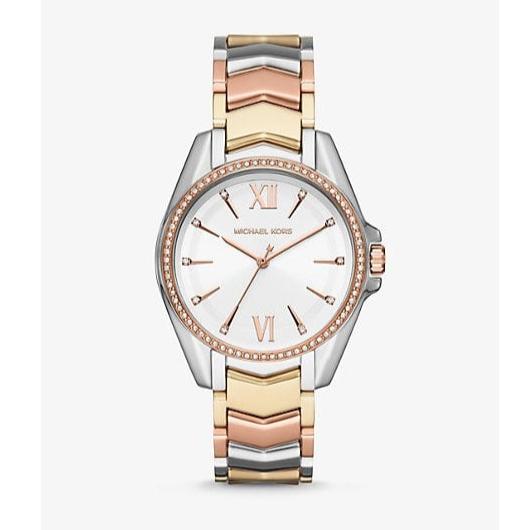 Michael Kors Whitney Quartz White Dial Two Tone Steel Strap Watch For Women - MK6686 Buy Now By Michael Kors